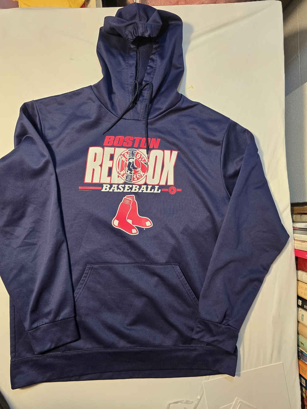REDSOX Boston Baseball Navy Pullover Hoodie